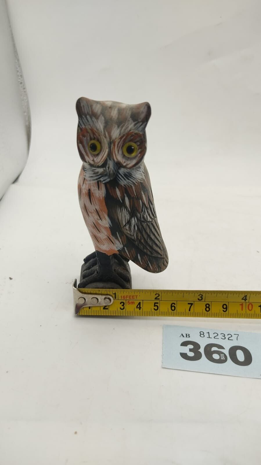 Beautiful Little wood carving of an Owl, Vintage - VGC