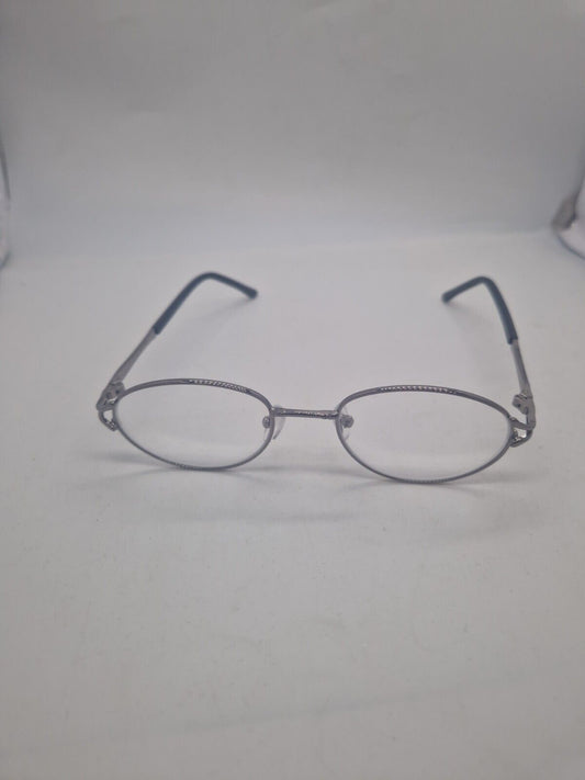 Baseline BL Olive Silver Glasses Frames ONLY MOD: C2 49 18 500493 Oval