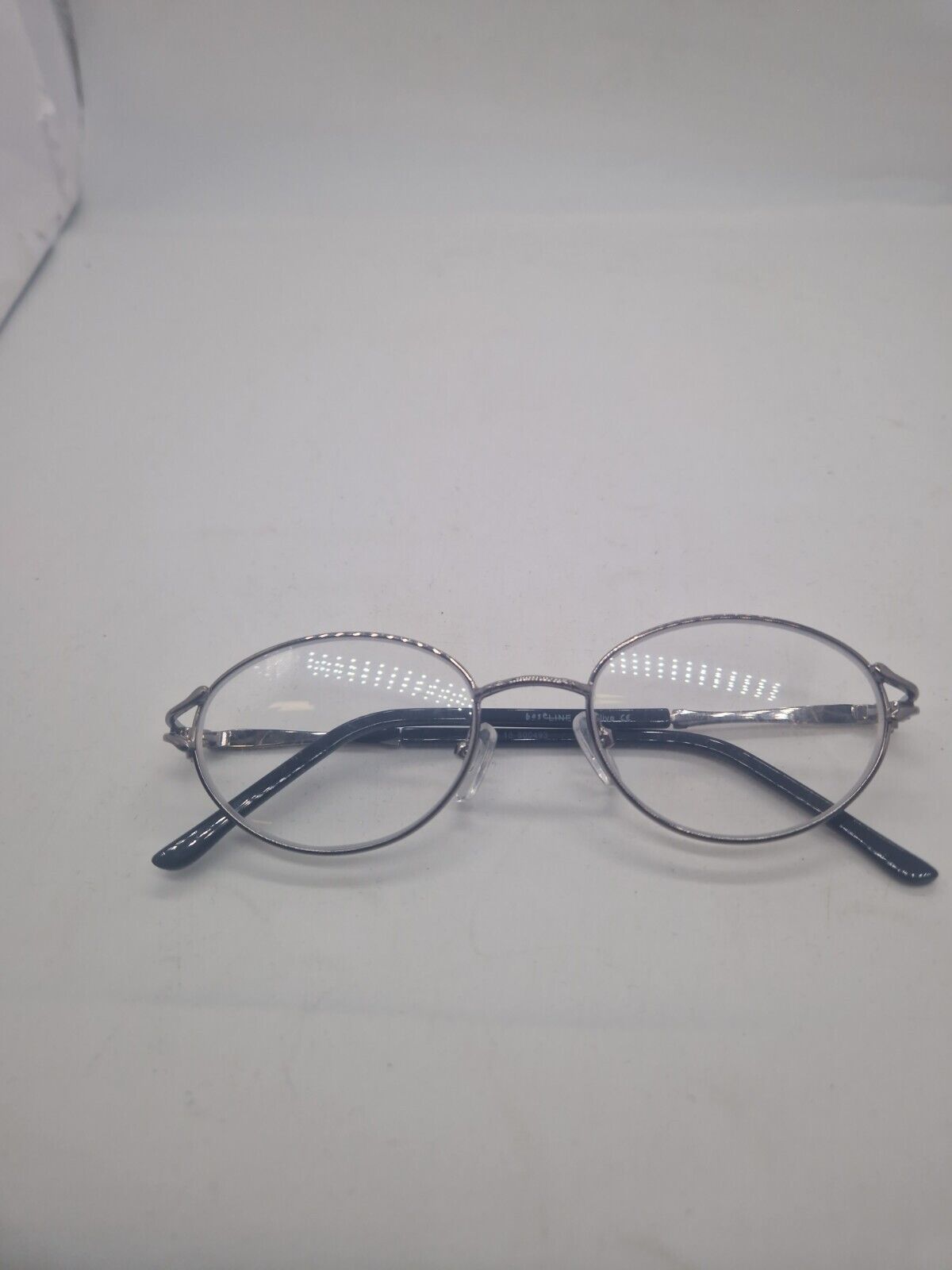 Baseline BL Olive Silver Glasses Frames ONLY MOD: C2 49 18 500493 Oval