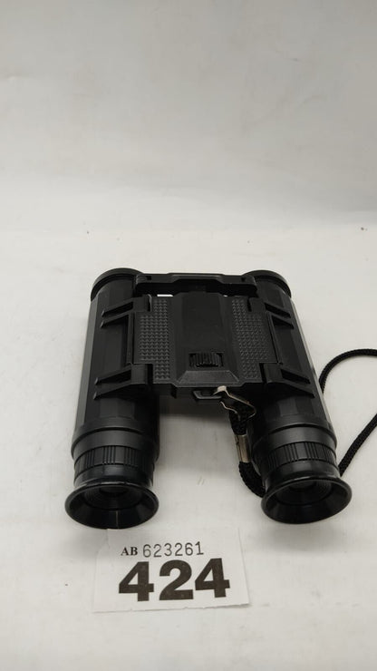 Pocket Binoculars Sports Glass 4 x 28 - VG Condition Black with Case