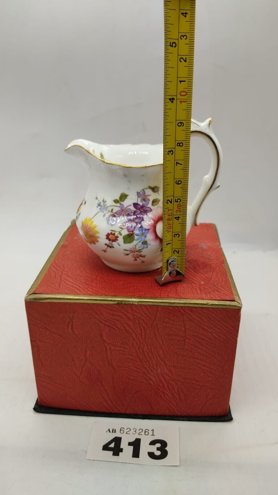 Royal Crown Derby English Bone China Individual Creamer Derby Posies, 3.5" VTG