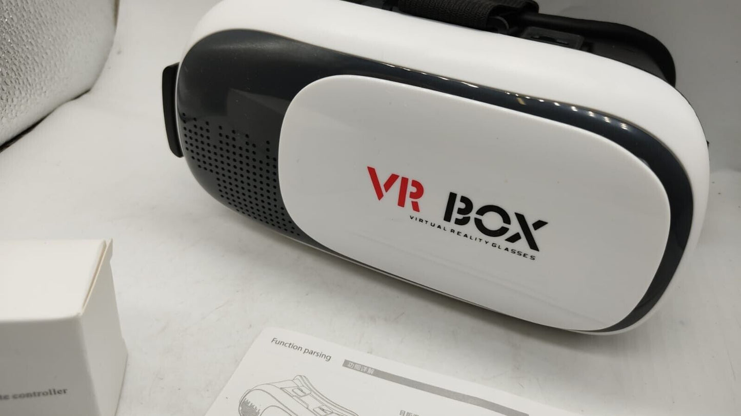 VR Box 3D Virtual Reality Glasses with Bluetooth Remote Controller