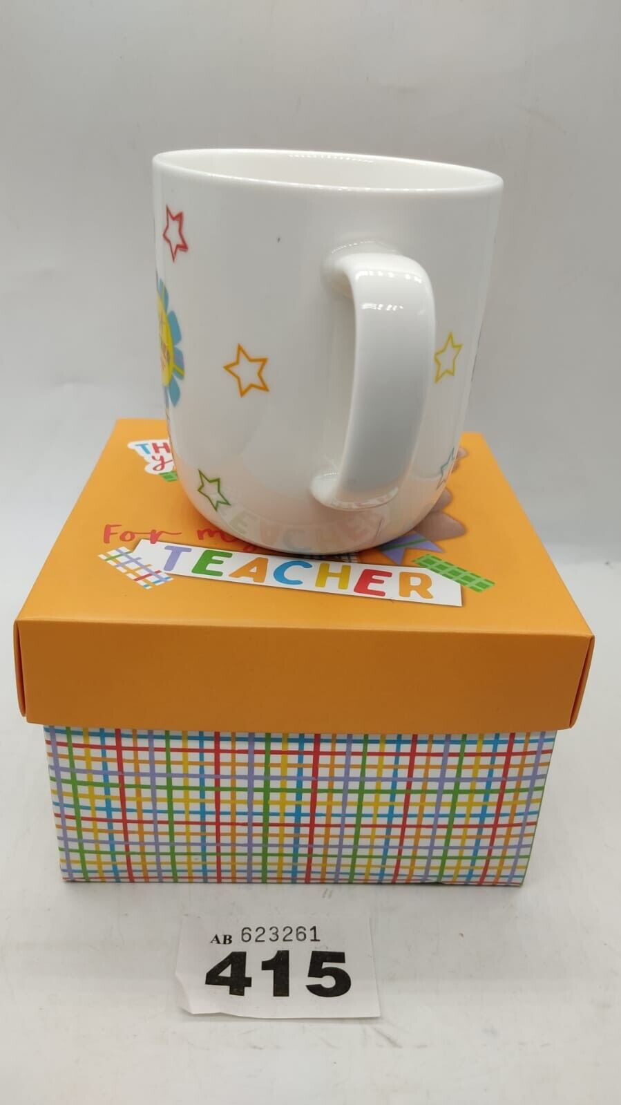 Best Teacher Ever Hugs Bear Mug in Presentation Box