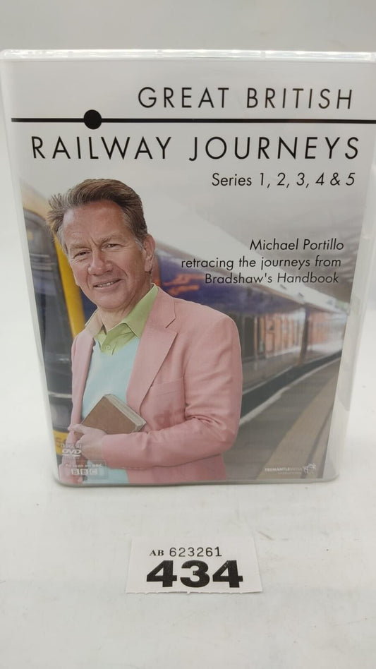 Great British Railway Journeys: Series 1-5 - 23 Disc DVD Box Set Used