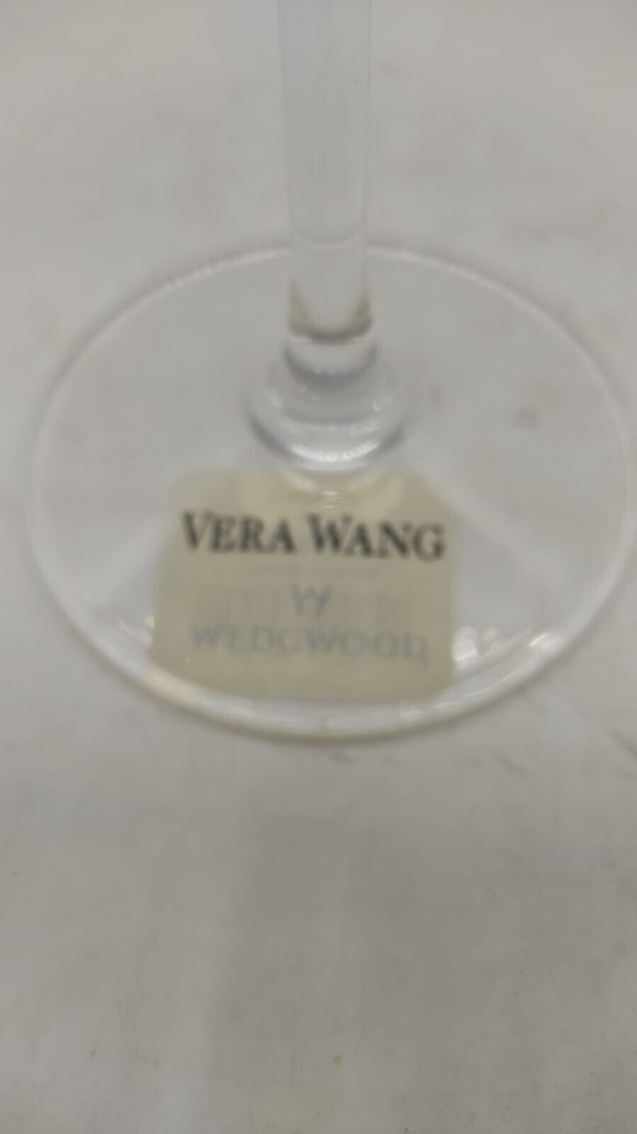 Wedgwood Vera Wang Clear Washable & Decorative Classic Wine Glass With Box