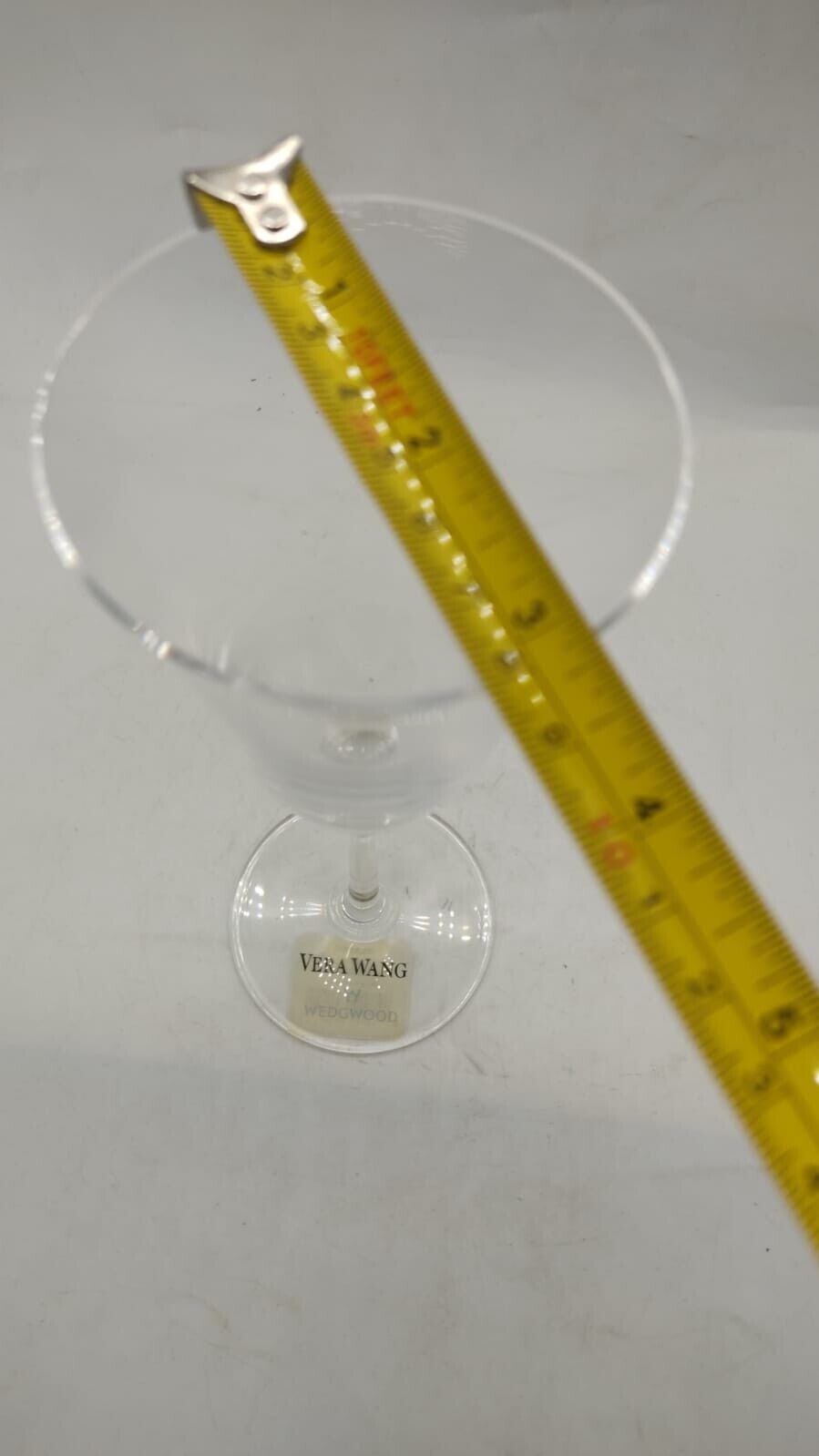 Wedgwood Vera Wang Clear Washable & Decorative Classic Wine Glass With Box