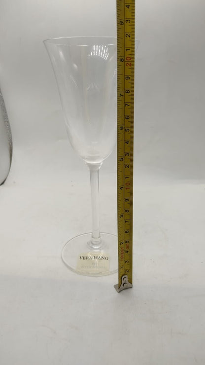 Wedgwood Vera Wang Clear Washable & Decorative Classic Wine Glass With Box