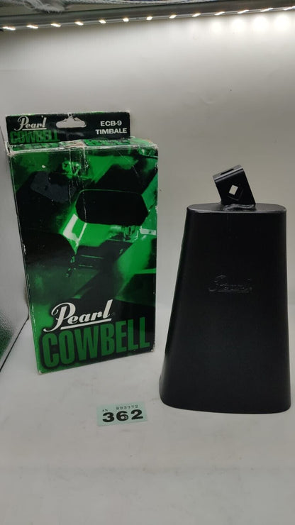 Pearl Primero elite series Cowbell - Black ECB-9 Timbale. Boxed