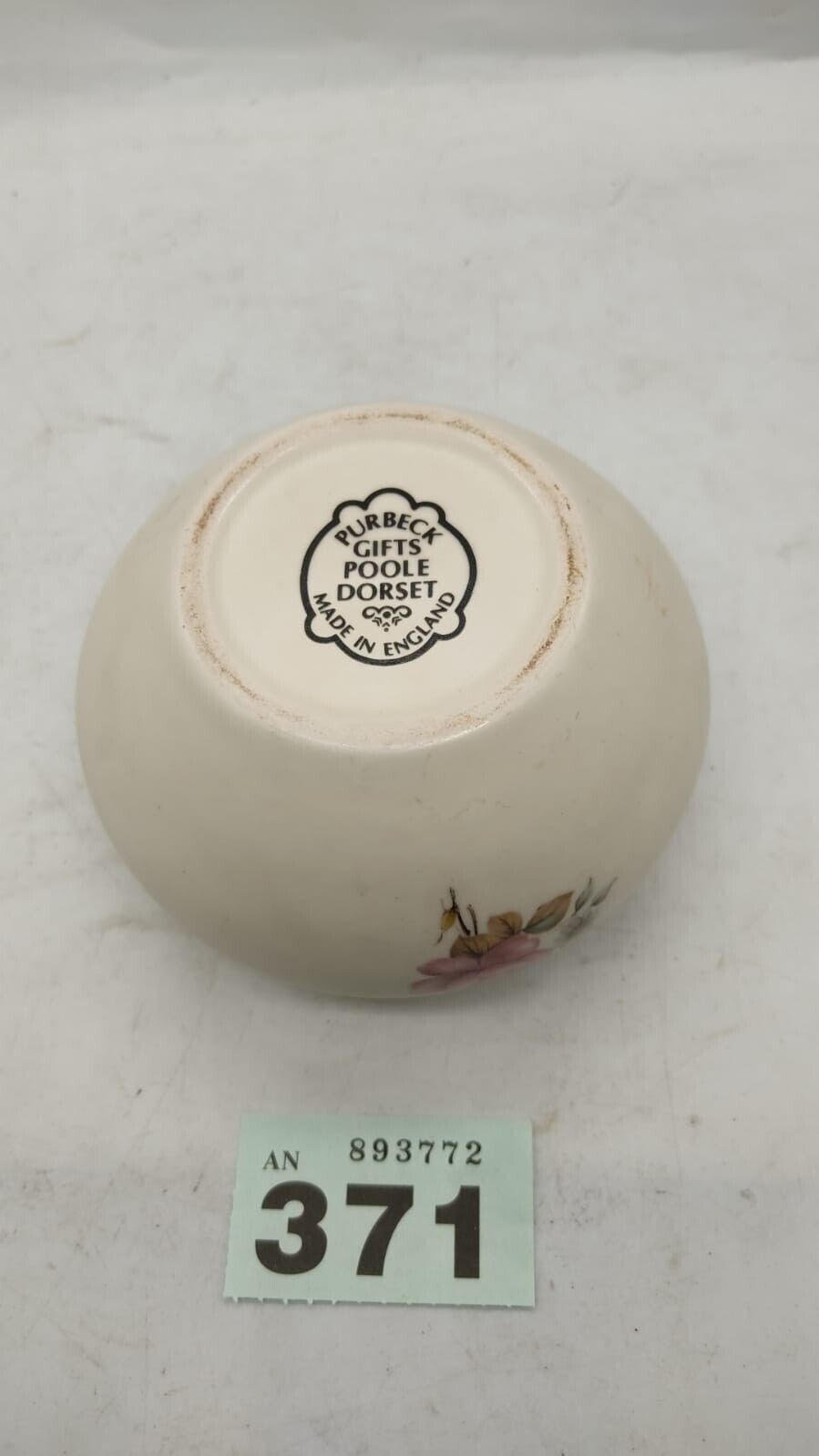 Vintage Miniature Ceramic Vase. Made in England by Purbeck Gifts