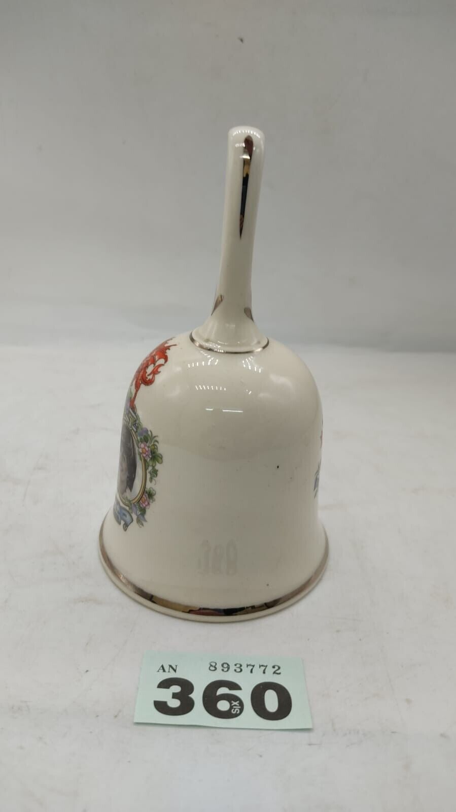 Vintage Prince Charles Lady Diana Wedding 1981 Commemorative Ceramic Bell Sadler