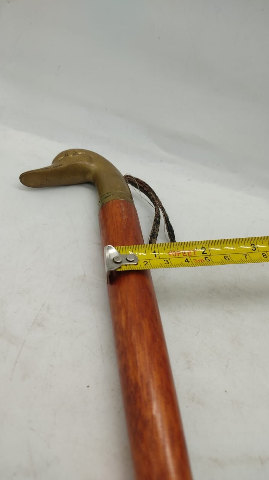 Vintage Brass Hand Crafted Duck Head Hardwood Shoe Horn