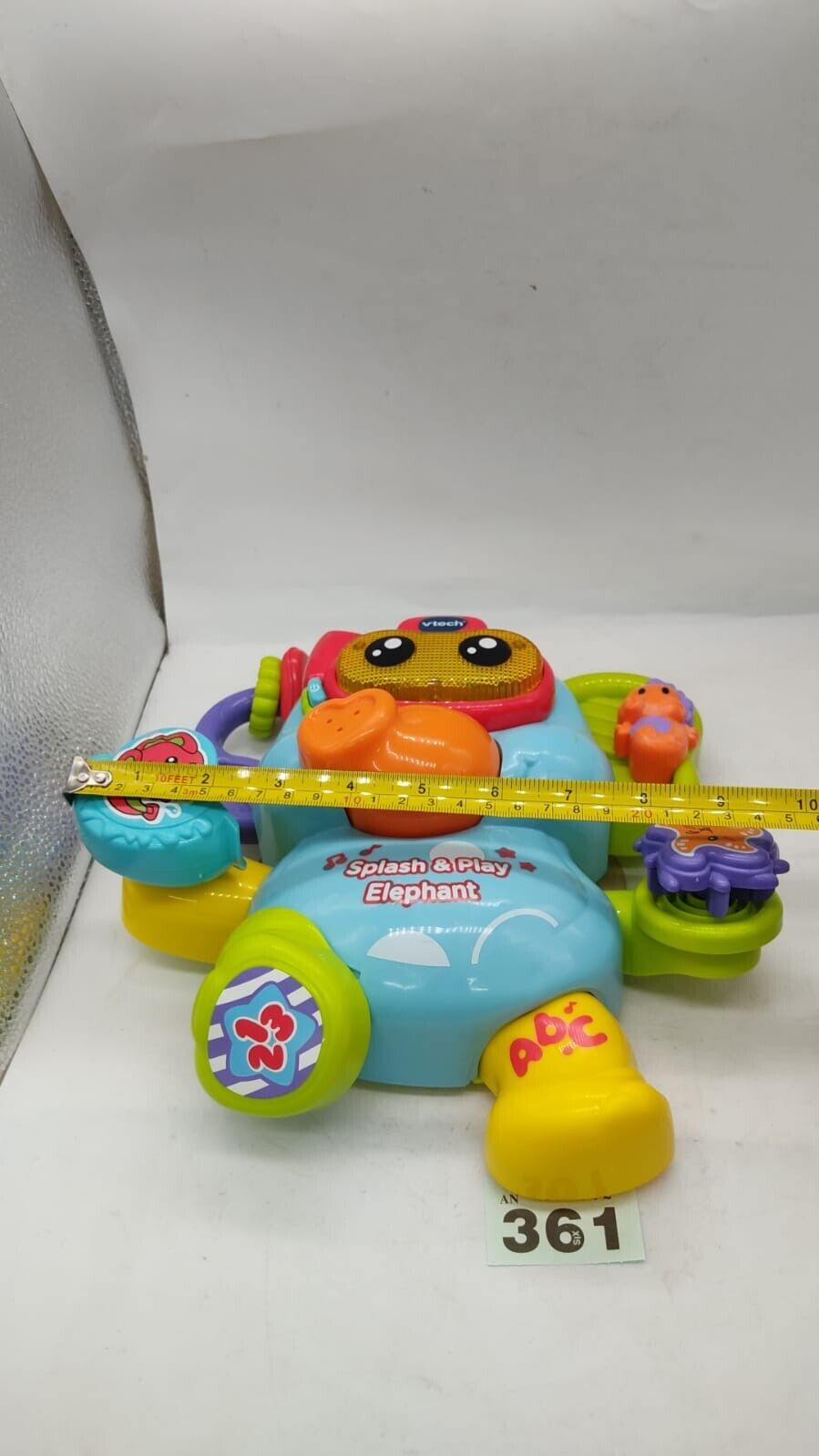 VTech Baby Splash and Play Elephant Waterproof Interactive Musical Bath Animal