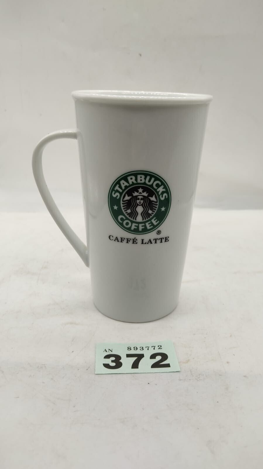 Genuine Starbucks Coffee Mug White With Logo 6" Tall Microwave Dishwasher Safe