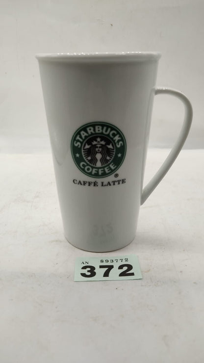 Genuine Starbucks Coffee Mug White With Logo 6" Tall Microwave Dishwasher Safe