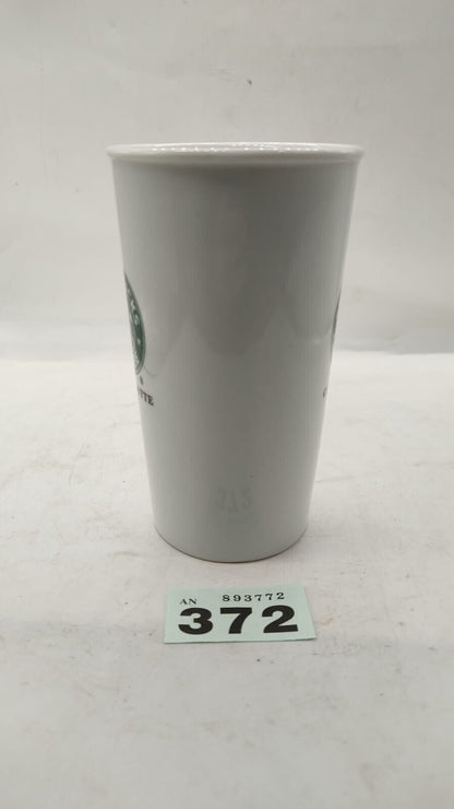 Genuine Starbucks Coffee Mug White With Logo 6" Tall Microwave Dishwasher Safe