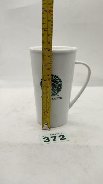 Genuine Starbucks Coffee Mug White With Logo 6" Tall Microwave Dishwasher Safe