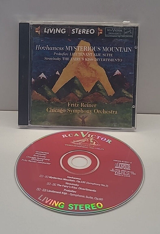 FRITZ REINER "HOVHANESS MYSTERIOUS MOUNTAIN" CD RCA LIVING STEREO