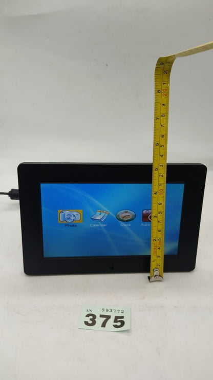 7" Mains Powered Digital Photo Frame. With SD Card Slot and Power Supply Tested