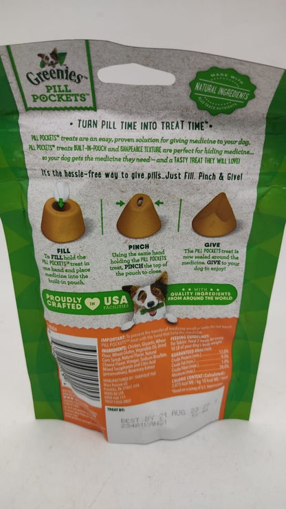 Pill Pockets Dog Treats Cheese Flavour Treat Your Dog Into Taking His Medication