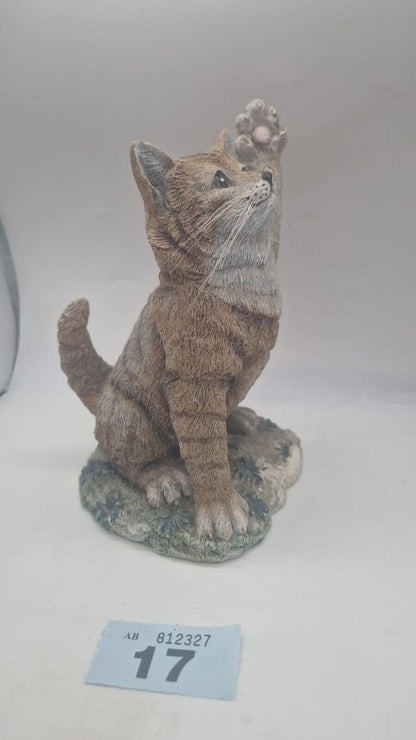 Valerie Pheiffer Innovation Giftware Standing Cat Waving Ornament Collectable