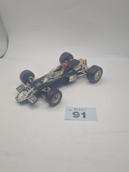 Zylmex Vintage Diecast Lotus Ford 72 F1 Car - Made In Hong Kong for Restoration