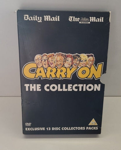 Daily Mail The Carry On Collection 13 Disc Collectors Pack Inc Carry On Camping