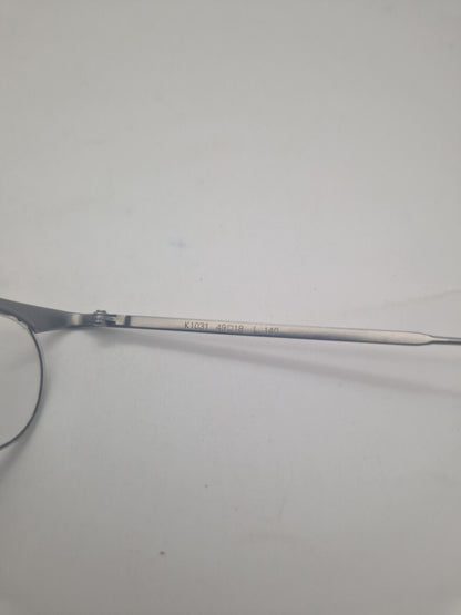 Vintage Killer Loop K1031 Silver Oval Glasses Frames Eyeglasses NOS