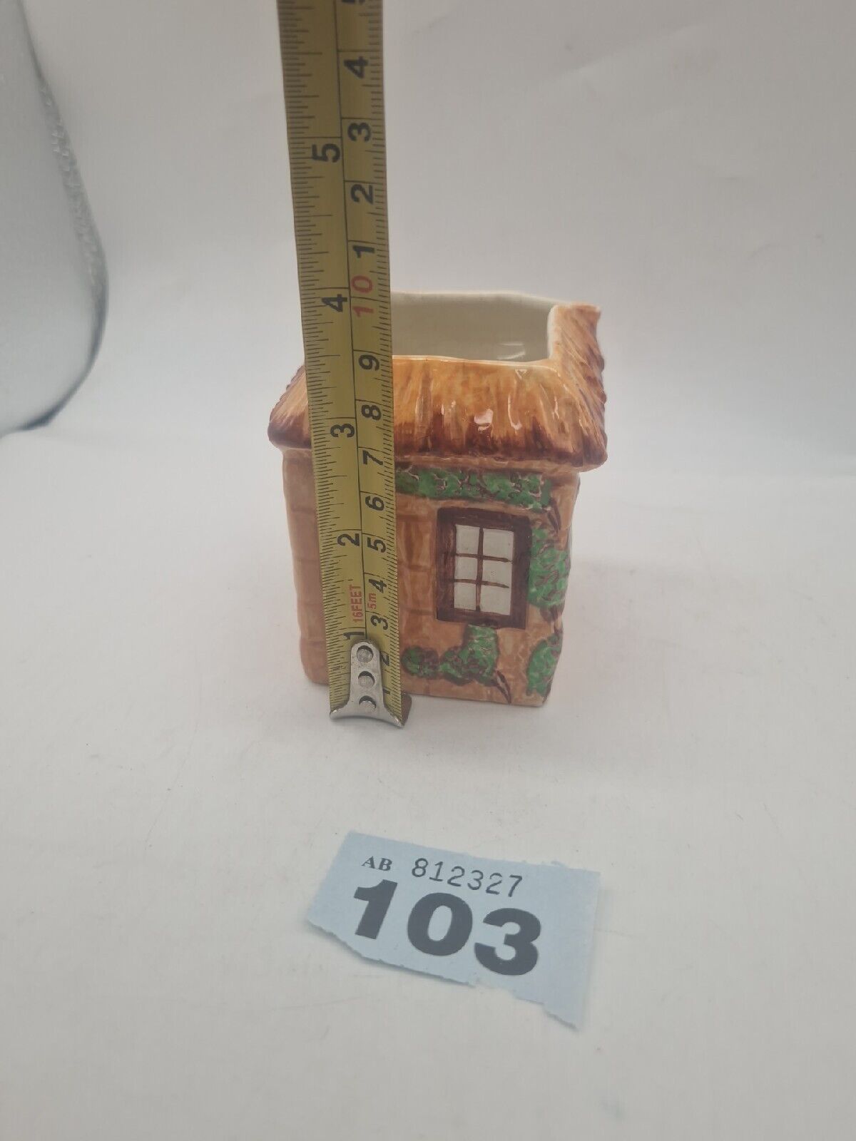 Westminster Hanley Pottery Milk Jug Square Porcelain Cottage House Ornament