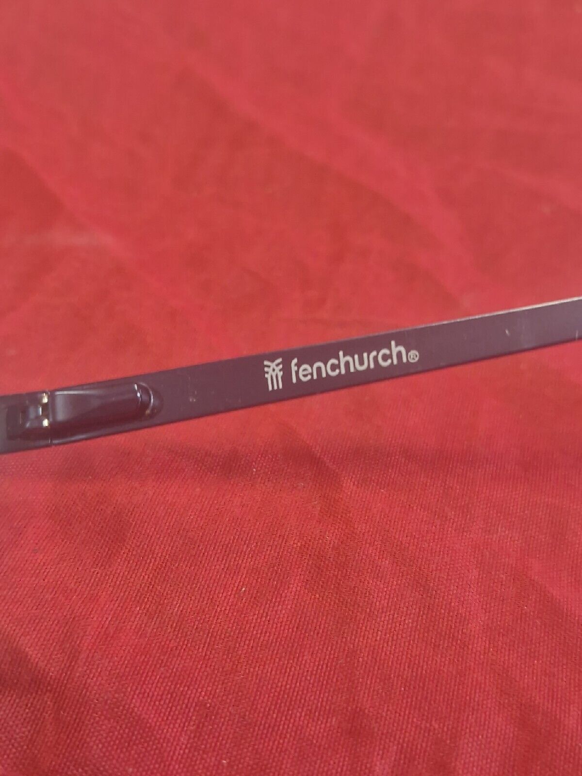 Fenchurch FH015 Semi-Rimless Used Eyeglass Glasses Frames Spectacles Blue