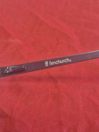 Fenchurch FH015 Semi-Rimless Used Eyeglass Glasses Frames Spectacles Blue