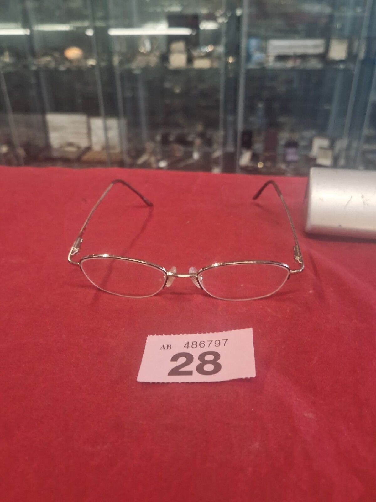 Tres Jolie 118 SEMI-RIMLESS Glasses Used Eyeglasses Frames - Eyewear MARCHON