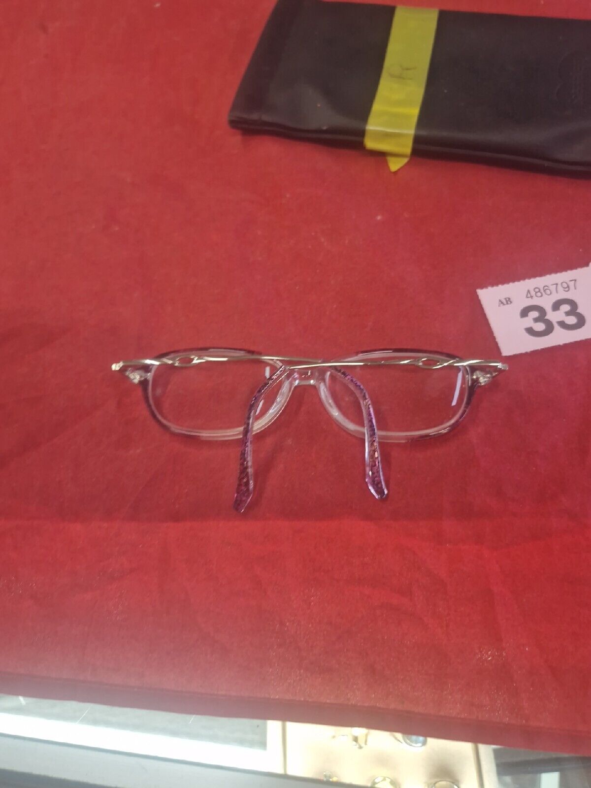 Specsavers Wyanet Glasses Frames Purple Oval Eyeglasses Spectacles MOD: 30398009