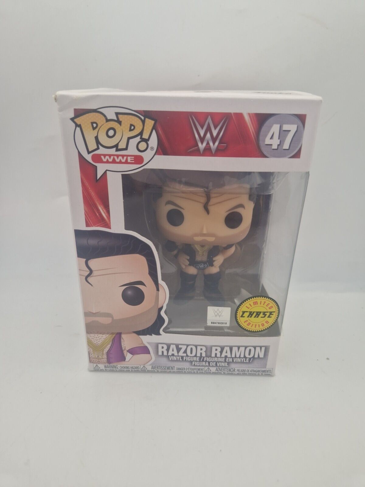 WWE Funko POP! Razor Ramon #47 CHASE LIMITED EDITION Vinyl Figure Boxed