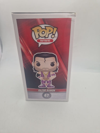 WWE Funko POP! Razor Ramon #47 CHASE LIMITED EDITION Vinyl Figure Boxed