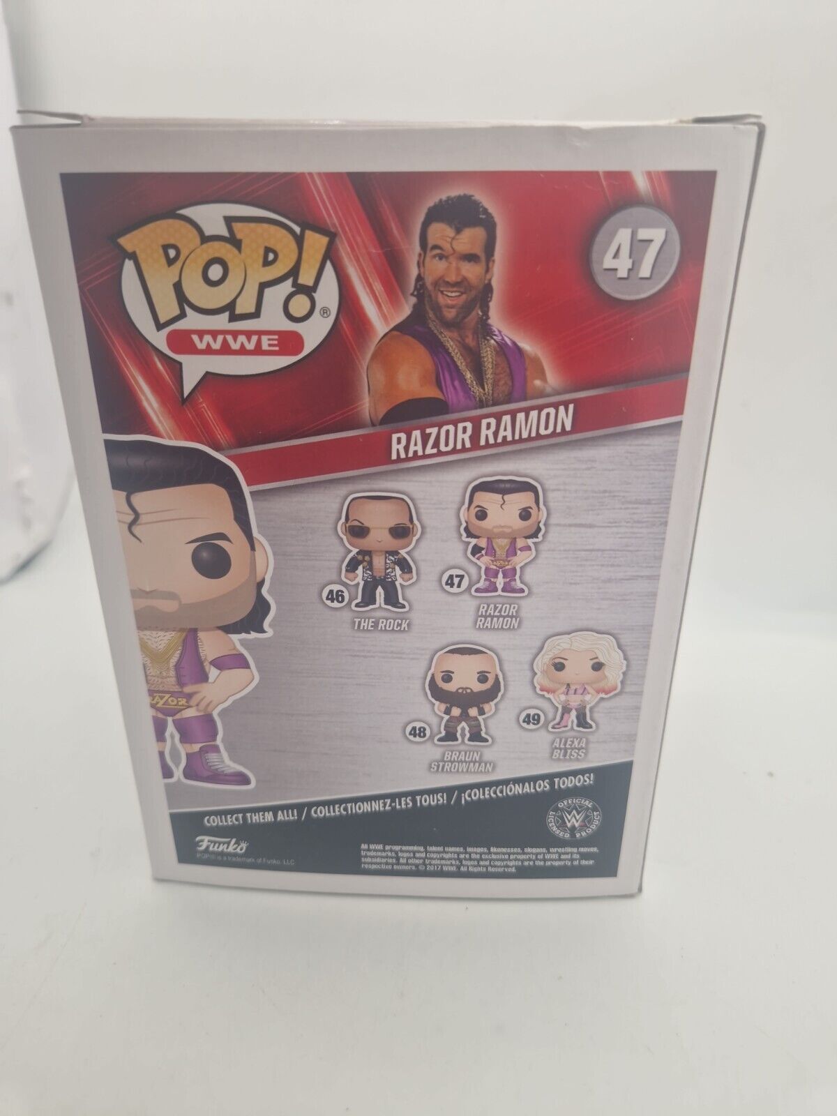 WWE Funko POP! Razor Ramon #47 CHASE LIMITED EDITION Vinyl Figure Boxed