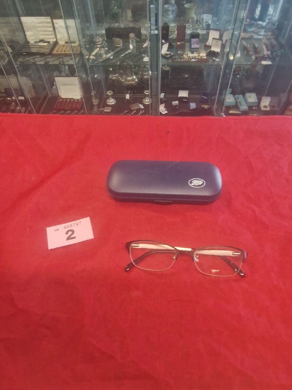 Rampage R174 Semi-Rimless S7505 Used Eyeglasses Frames - Eyewear