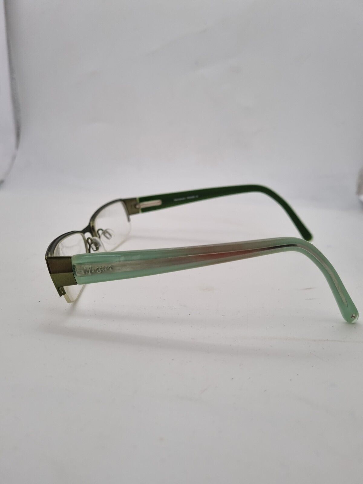 Specsavers Monsoon Lupin Green Half Rim Glasses Frames Eyeglasses MOD: 24813761