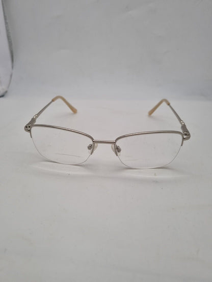 Specsavers Daisy Glasses Frames Pink Half Rim Eyeglasses Frames MOD: 30510654