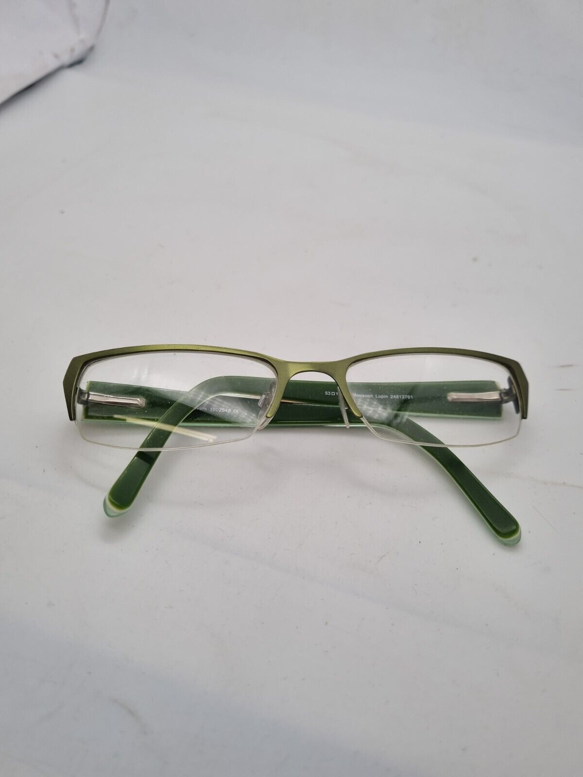 Specsavers Monsoon Lupin Green Half Rim Glasses Frames Eyeglasses MOD: 24813761