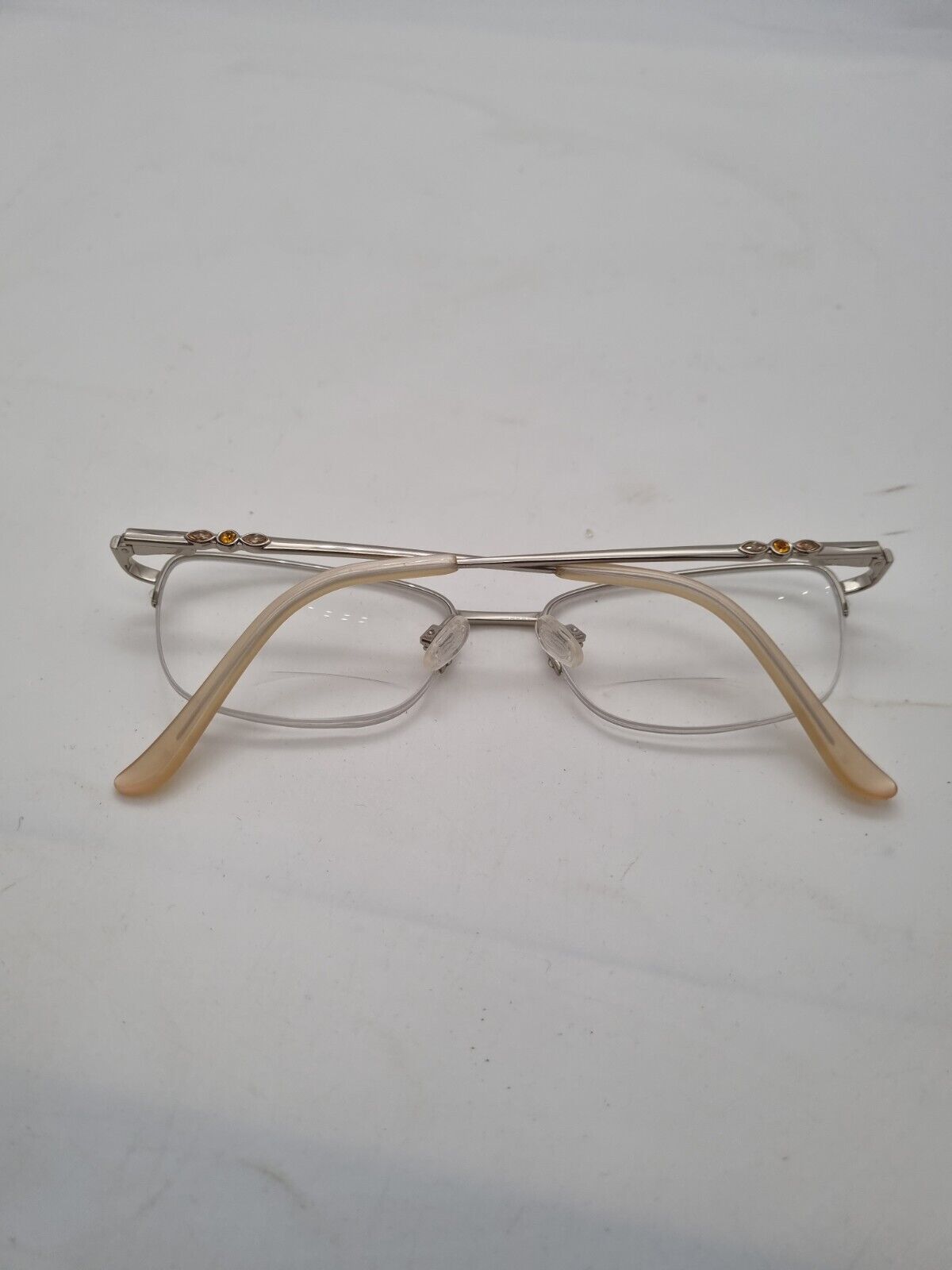 Specsavers Daisy Glasses Frames Pink Half Rim Eyeglasses Frames MOD: 30510654