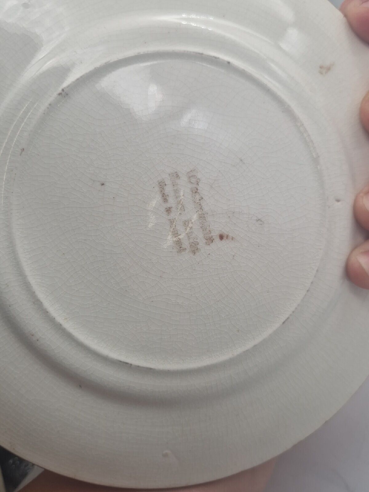 Set Of 5 Westminster Hanley Staffordshire Cottage Ware Side Salad Dessert Plate
