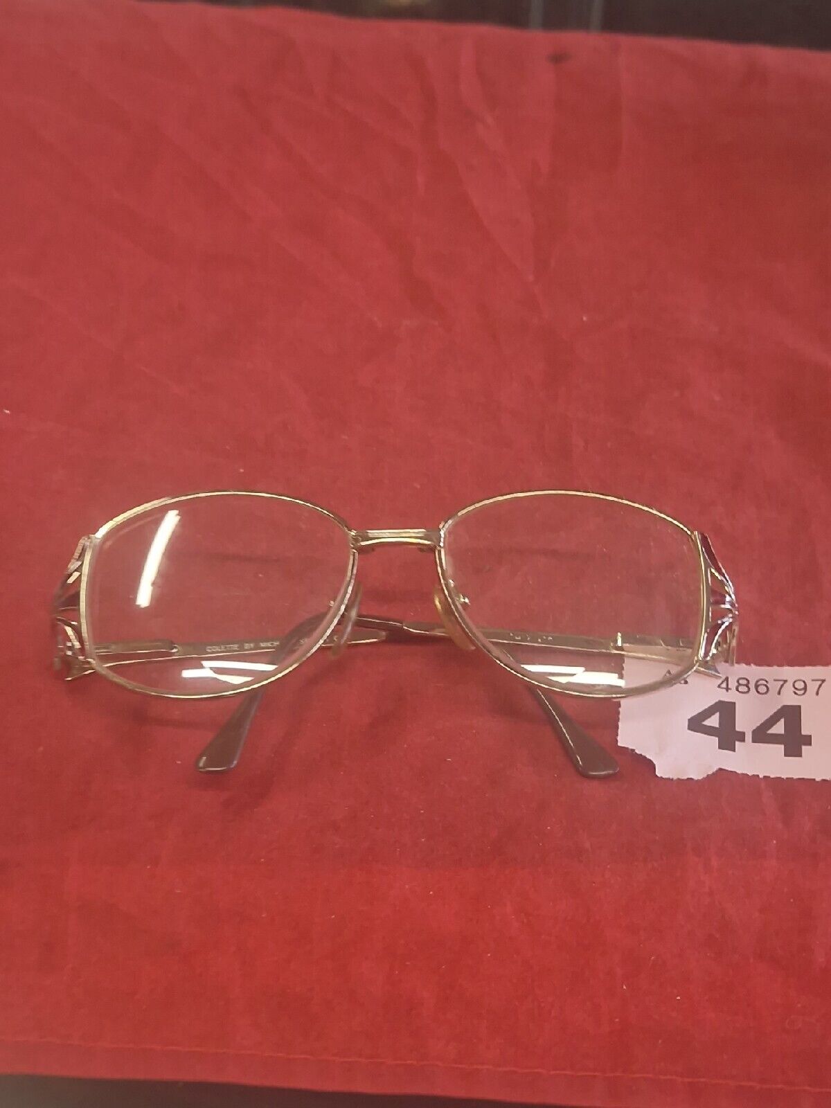 MICHAEL SELCOTT VINTAGE  eyeglasses GOLD AVIATOR glasses frame MOD: COLETTE