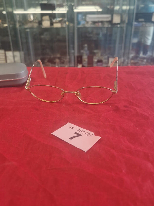 Specsavers HATTIE Glasses Frames ROUND GOLD Full Rim MOD: 21656651