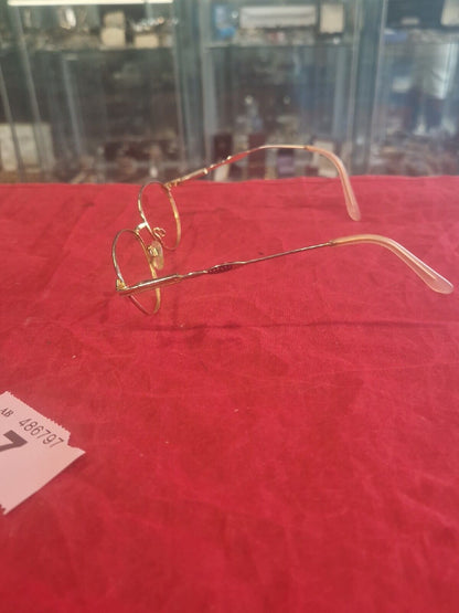 Specsavers HATTIE Glasses Frames ROUND GOLD Full Rim MOD: 21656651