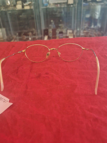 Specsavers HATTIE Glasses Frames ROUND GOLD Full Rim MOD: 21656651