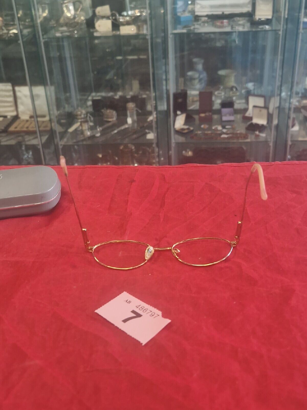 Specsavers HATTIE Glasses Frames ROUND GOLD Full Rim MOD: 21656651