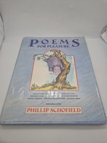 Poems for Pleasure Hardcover John Hegley Philip Schofield Hamlyn Free Postage