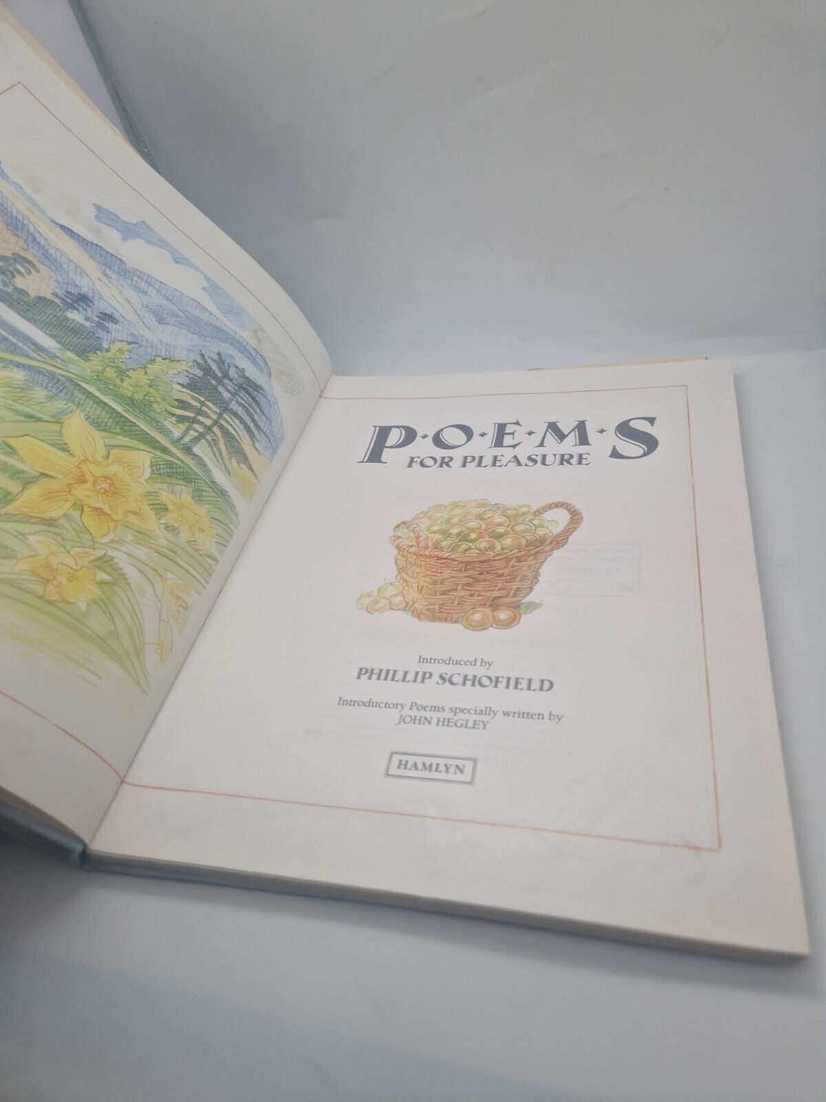 Poems for Pleasure Hardcover John Hegley Philip Schofield Hamlyn Free Postage