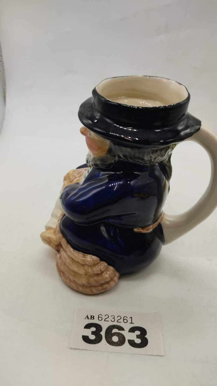 Roy Kirkham Pottery Sailor Toby Mug Jug 783 Hand Painted Staffordshire England