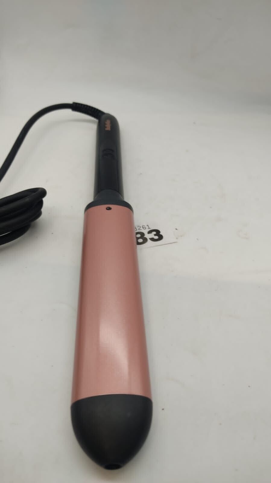 BaByliss 2456U Rose Quartz Oval Waving Wand Hair Curler Ceramic Barrel